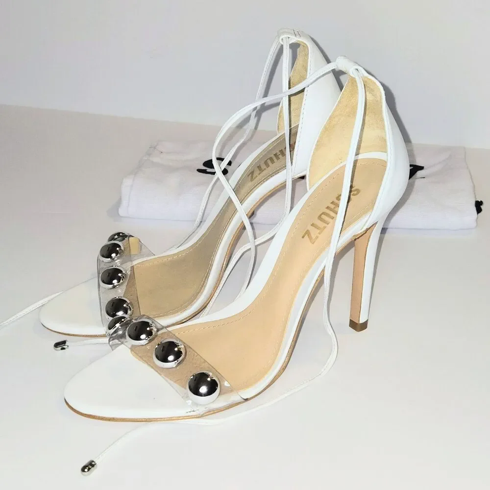 SCHUTZ sandals white